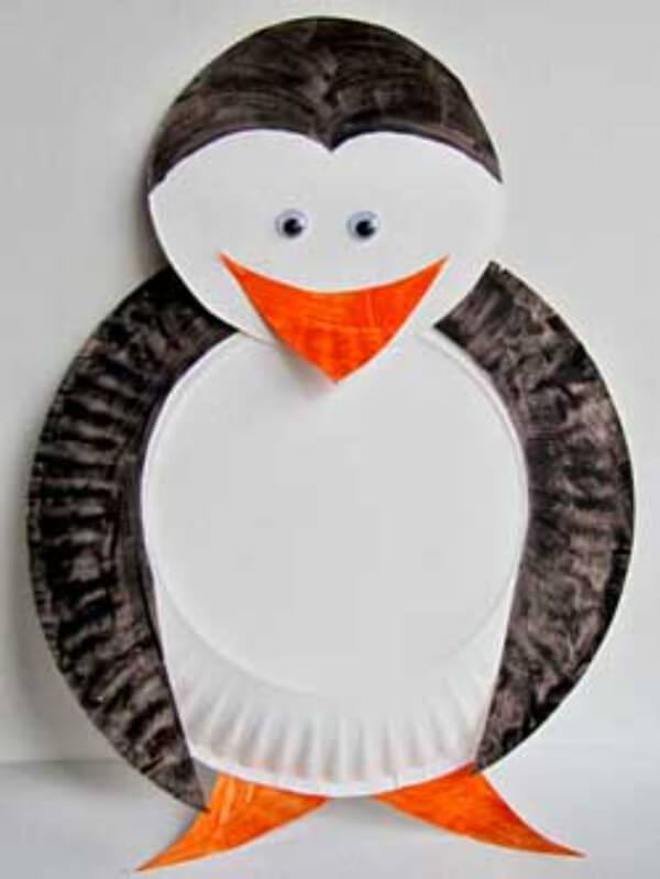 Paper Plate Penguin Craft For Kids Paper Plate Animal Crafts for Kids
