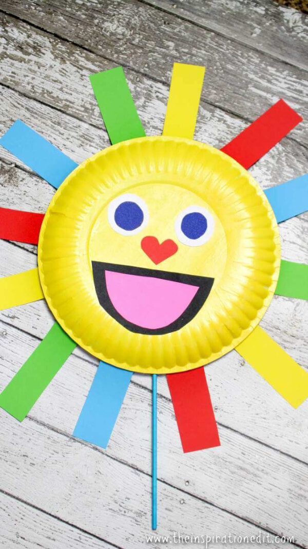 Paper Plate Puppet Craft For Kids