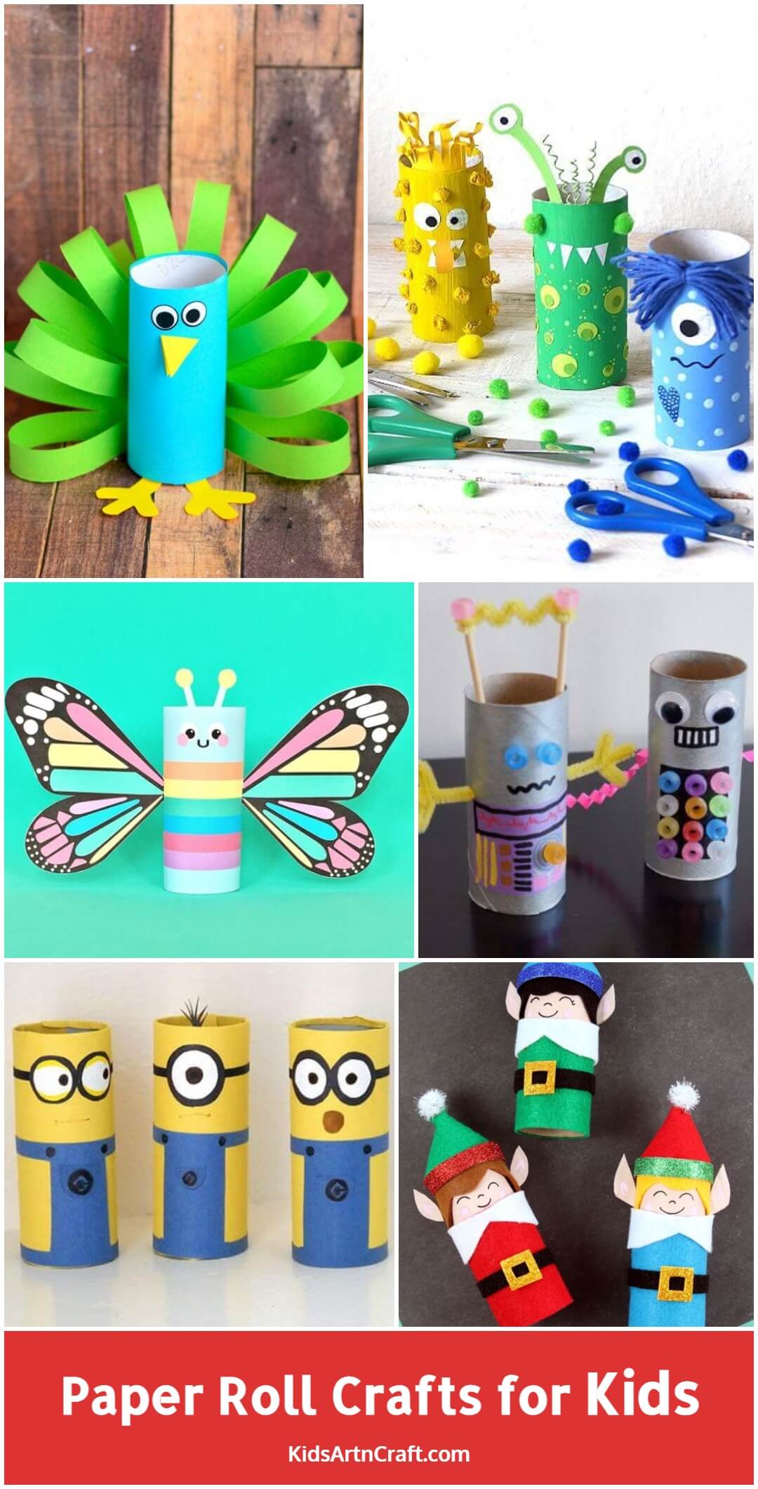 Paper Roll Crafts for Kids