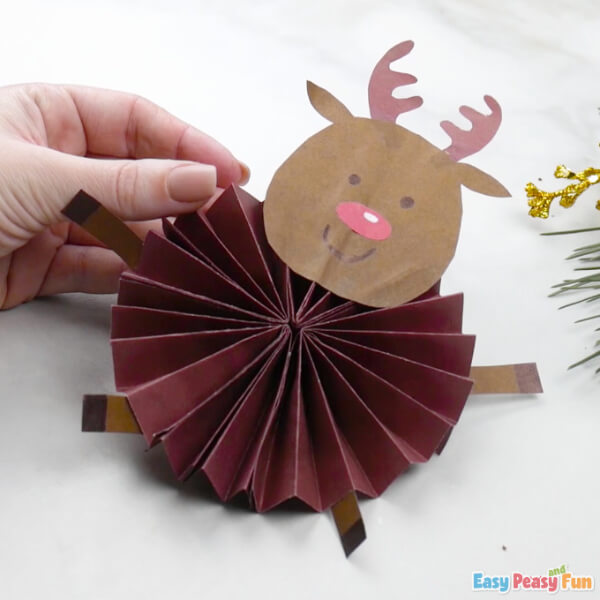 Rosette Reindeer Craft Ideas For Kids