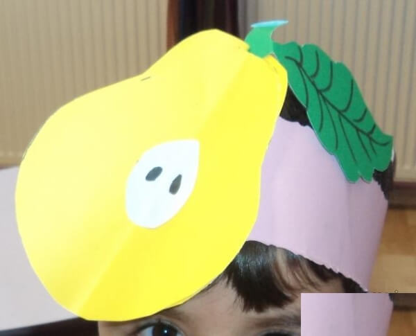 Pear Crafts And Activities For Kids How To Make Pear Headband With Paper