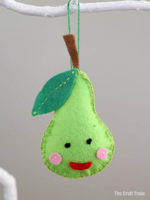 Pear Crafts And Activities For Kids Pear Ornament Craft Ideas For Kids