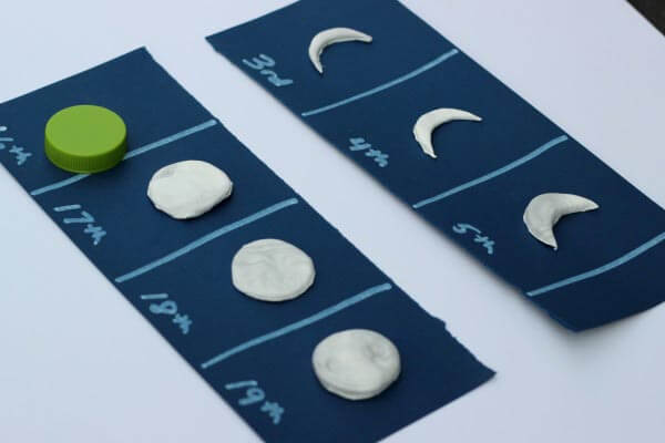 Play Dough Activities to Play & Learn How To Make Moon With Play Dough Recipe