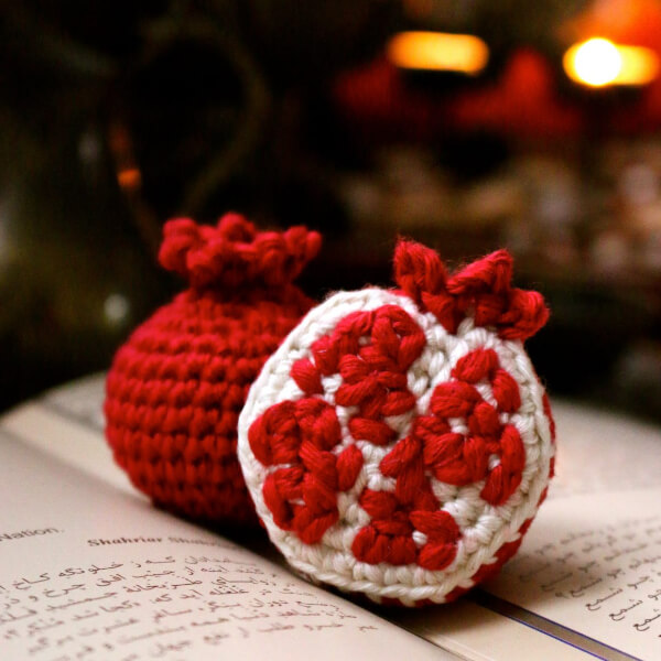 Pomegranate Crafts & Activities for Kids Pomegranate Free Crochet Pattern Craft Idea