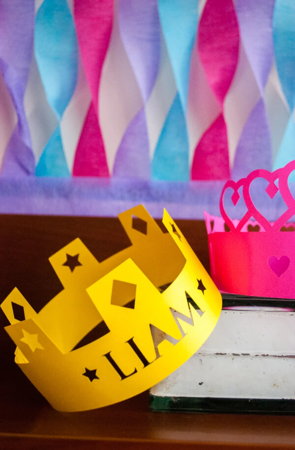 Paper Crown Ideas For Princess Birthday