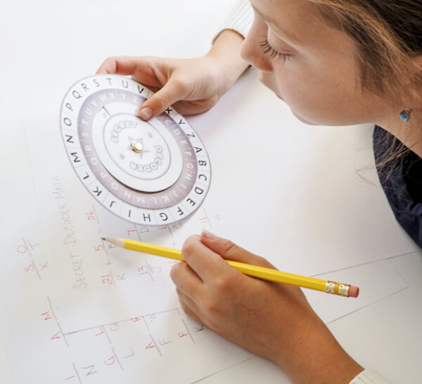 Printable Decoder Wheel Math Activity For Kids