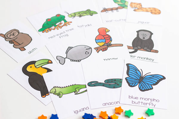 Printable Wildlife Art Projects For Kids