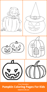 Pumpkin Coloring Pages For Kids – Free Printables - Kids Art &amp; Craft