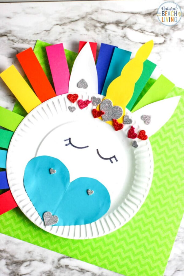 Easy Paper Plate Rainbow Craft Rainbow Craft Tutorial For Kids