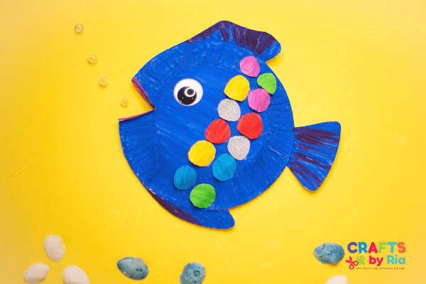 Easy Paper Plate Rainbow Craft Rainbow Fish Craft & Activities For Toddlers