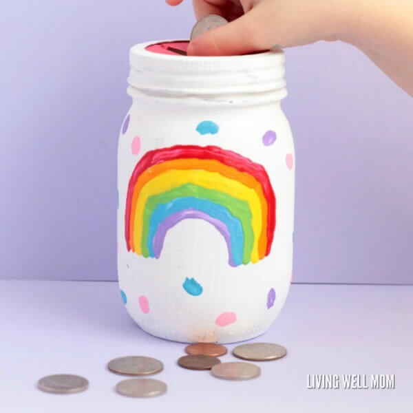 Rainbow Piggy Bank Ideas For Preschoolers
