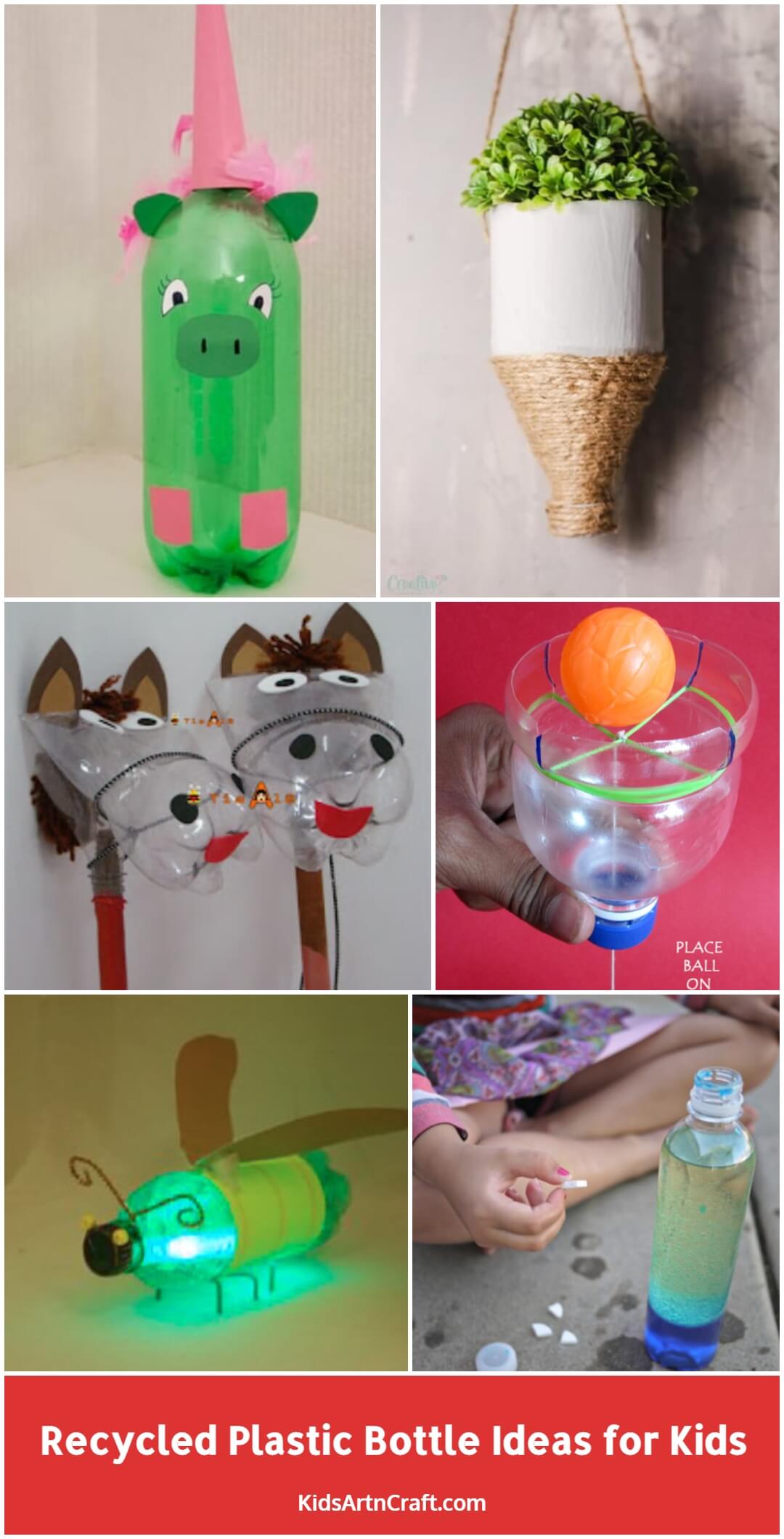 Recycled Plastic Bottle Animal Crafts