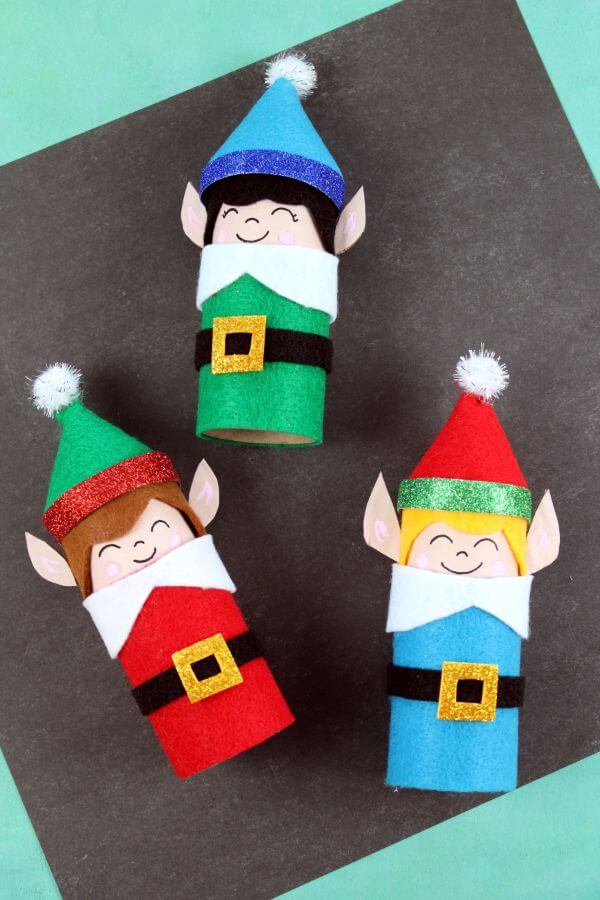 Recycled Toilet Paper Roll Christmas Craft