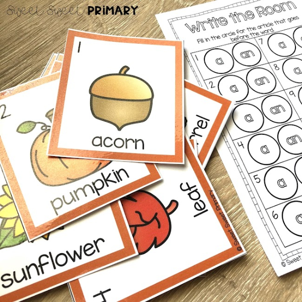 Write The Room Sweet Activity For 2nd Grade