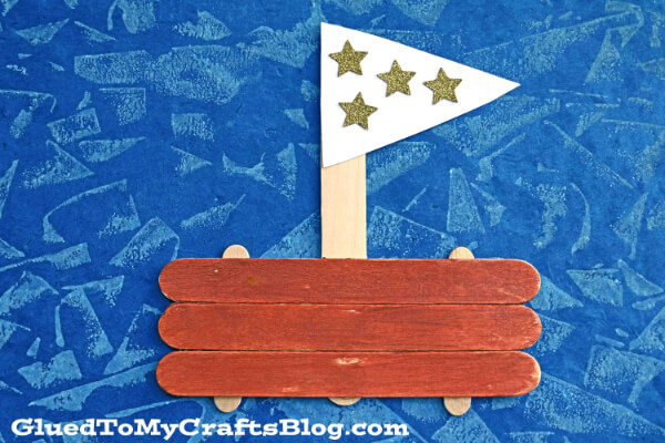 Sailboat Popsicle Stick Ideas For Kids Popsicle Stick Crafts for Summer