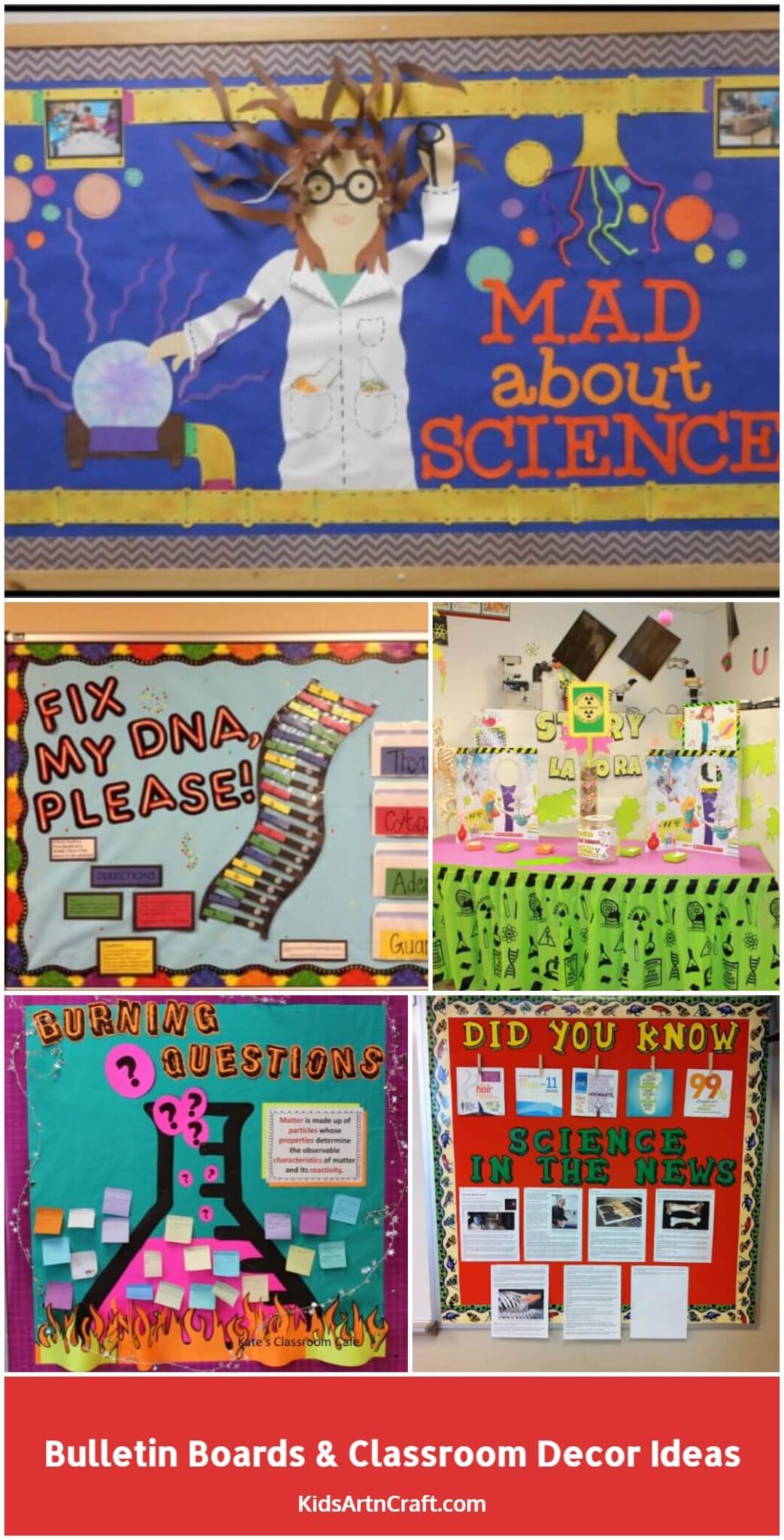 Science Bulletin Boards And Classroom Decor Ideas Kids Art And Craft