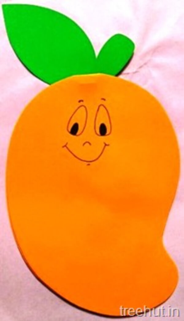 Mango Shaped Notepad Craft Ideas Mango Crafts & Activities for Kids