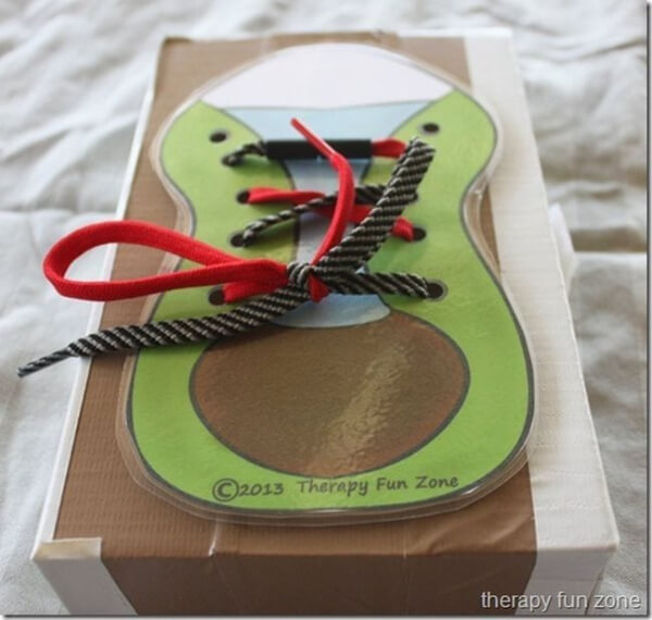 Shoe Tying Craft Ideas For 5 Year Olds