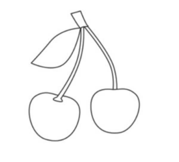 Simple Cherry Drawing Tutorial