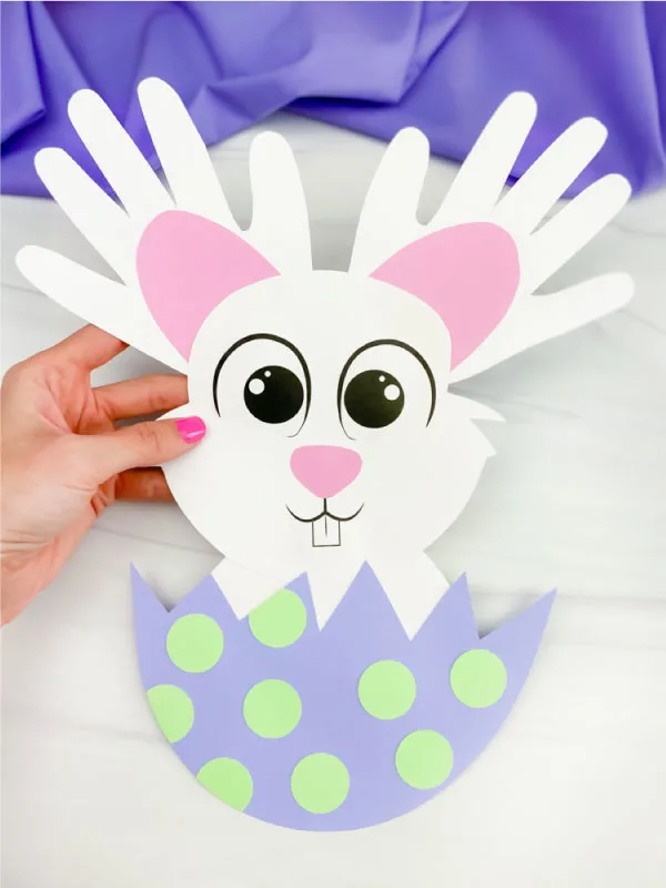 Simple Easter Handprint Craft For Kids