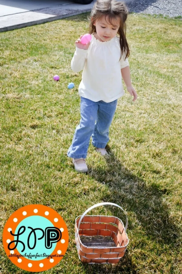 Simple Outside Easter Egg Spring Activities For Preschoolers