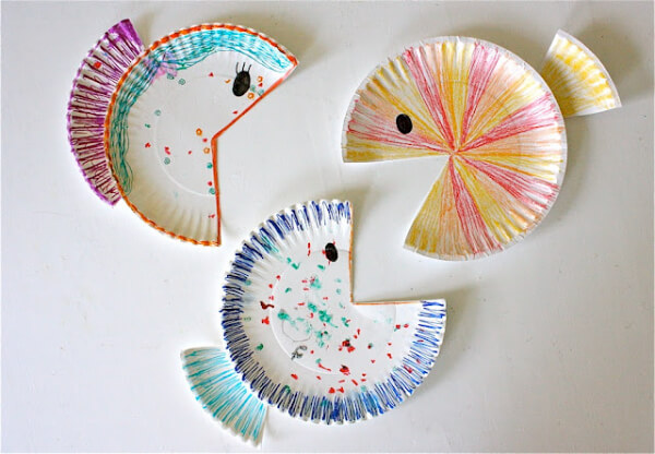 Simple Paper Plate Fish