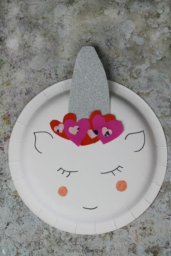 Simple Unicorn Craft For Toddlers Easy Paper Plate Unicorn Crafts