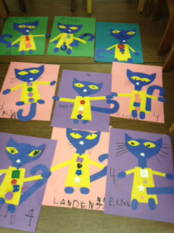 Simple Pete The Cat Craft Ideas For School Project