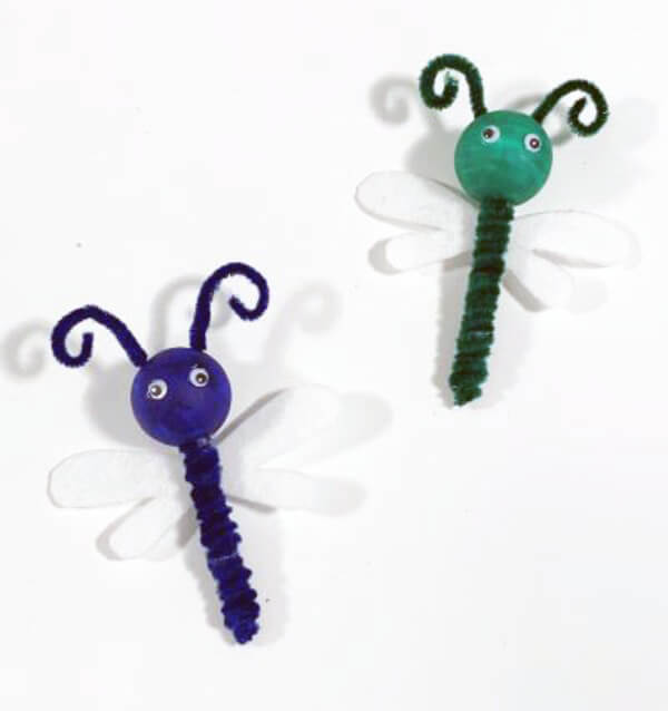 Simple Pipe Cleaner Dragonfly Crafts For Kids Pipe Cleaner & Pony Bead Crafts for Kids