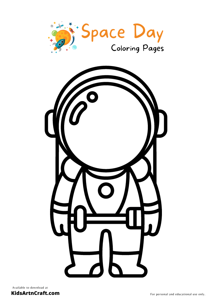 Space Day Coloring Pages For Kids – Free Printables