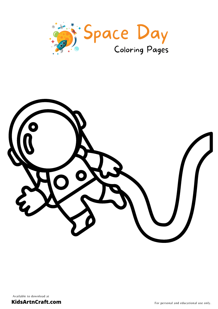 Space Day Coloring Pages For Kids – Free Printables