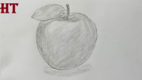 Step By Step Apple Sketching Tutorial