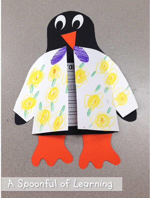 Penguin Tacky shirt Craft For Preschoolers