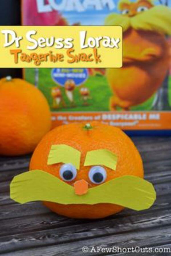 Tangerine Snack Art Ideas For Kids Tangerine Crafts & Activities for Kids