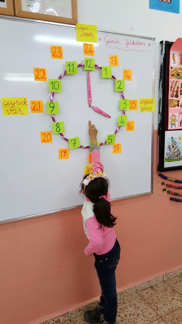 Time Teaching Activities For Kindergarten