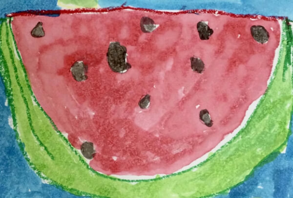 Watermelon Painting Art For Kids