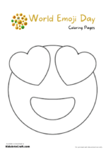 World Emoji Day Coloring Pages For Kids – Free Printables - Kids Art ...