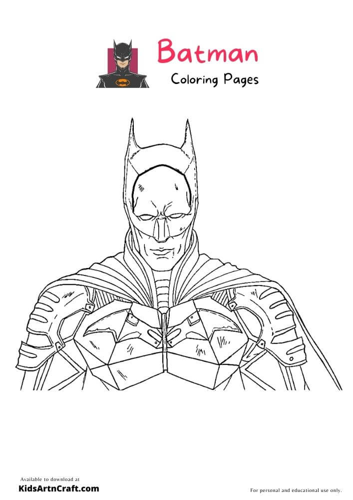 Batman Coloring Pages For Kids