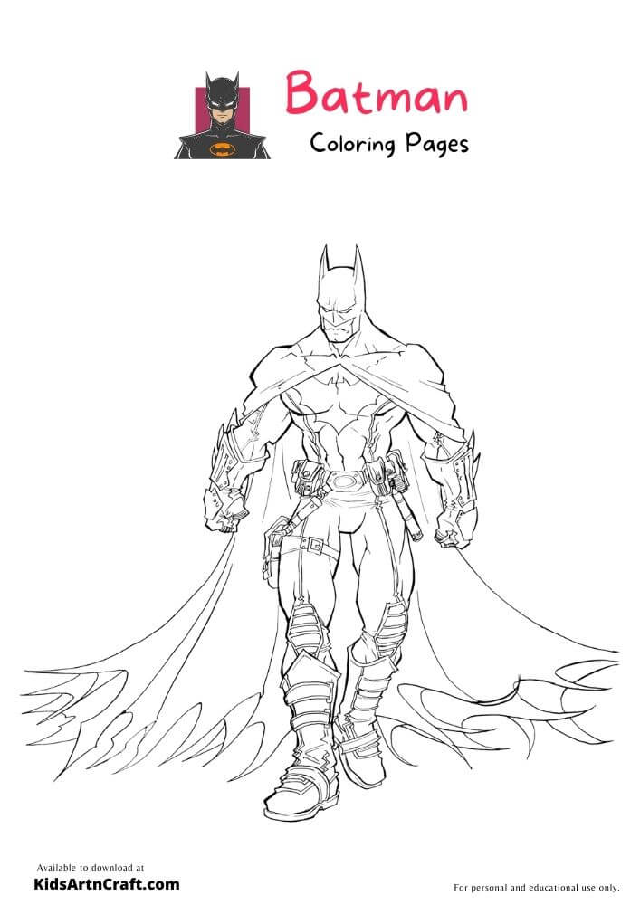 Batman Drawing For Kids