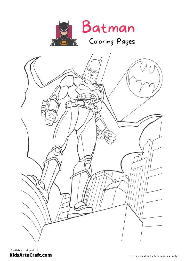 Batman Drawing For Kids