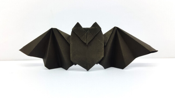 DIY Paper Origami Bat Craft Ideas How To Make An Origami Bat With Kids