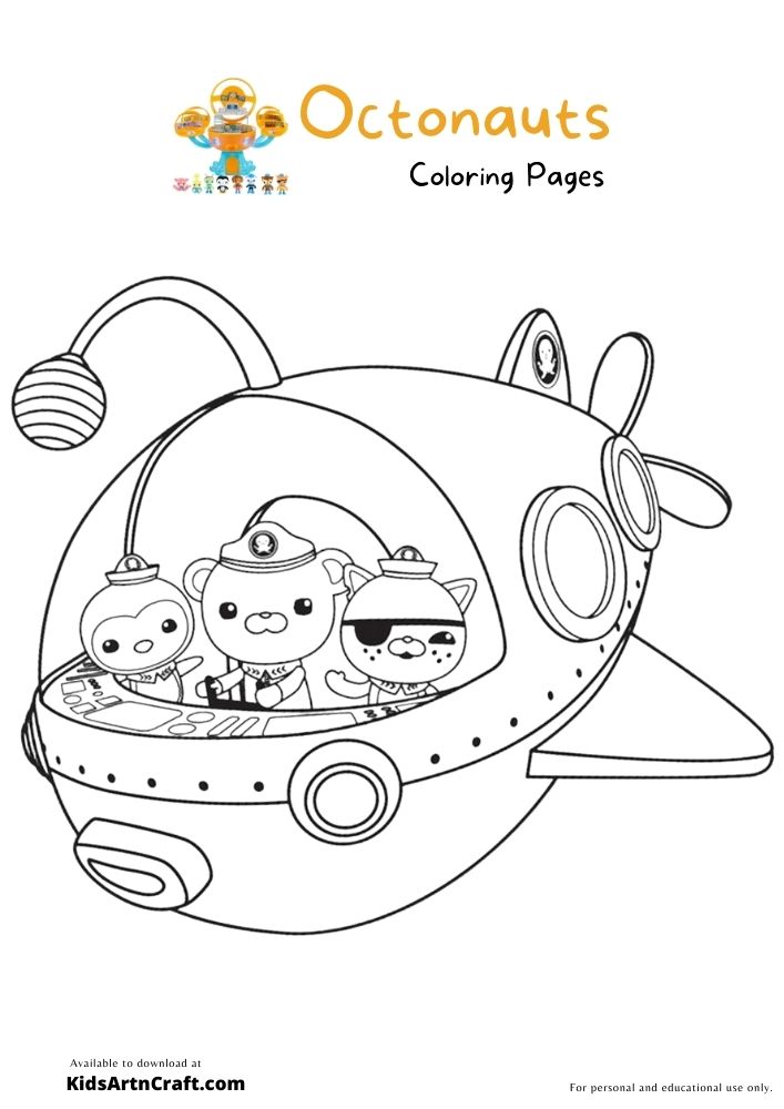 Octonauts Drawing For Kids