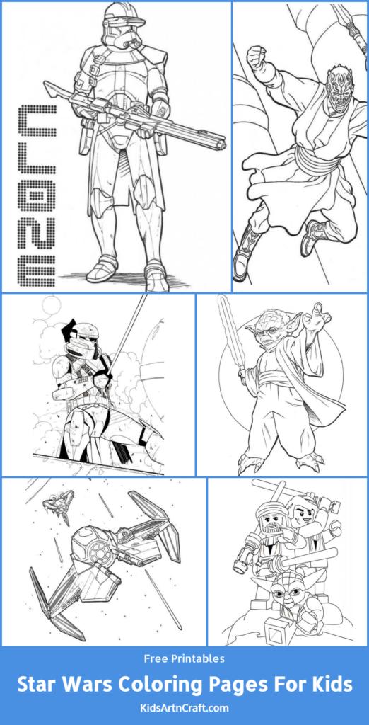 Star Wars Coloring Pages For Kids – Free Printables