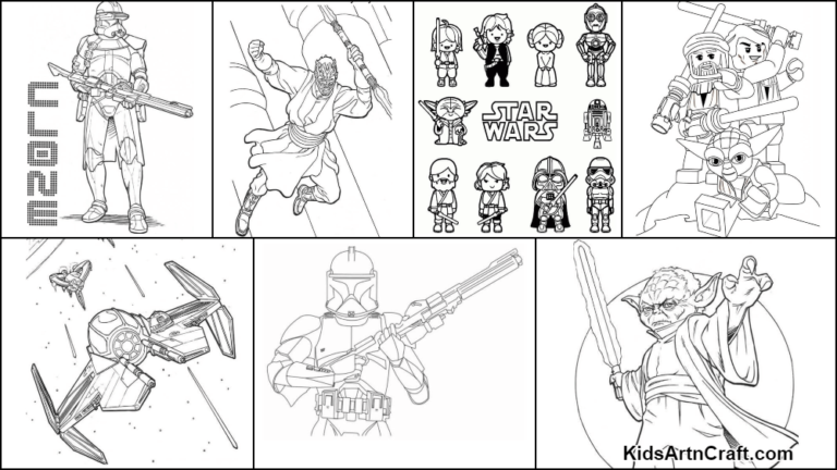 Star Wars Coloring Pages For Kids – Free Printables - Kids Art & Craft