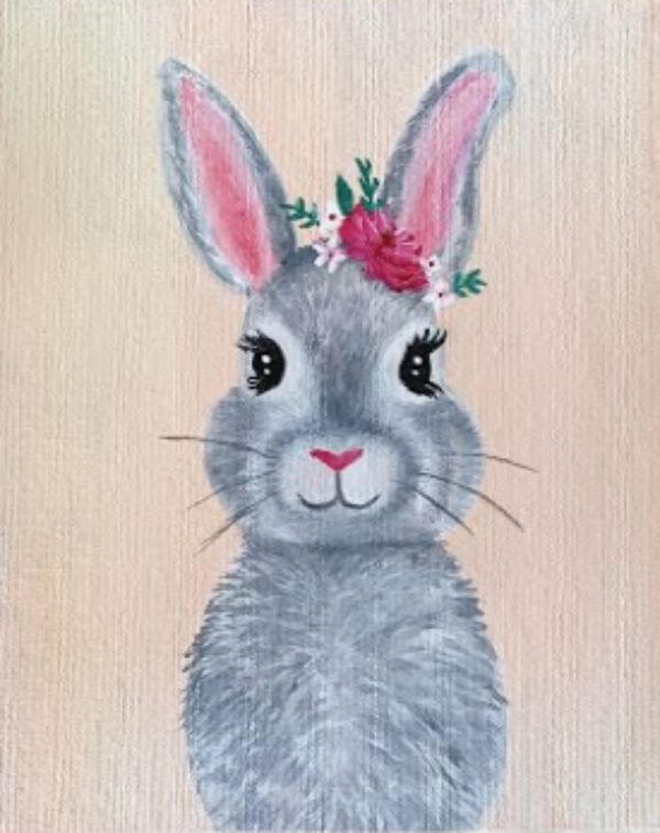 Acrylic Rabbit Bunny Paint Tutorial