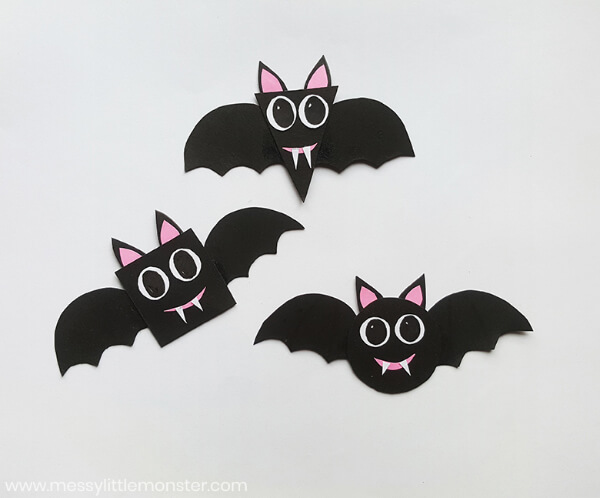 Bat Shape Crafts For Preschool