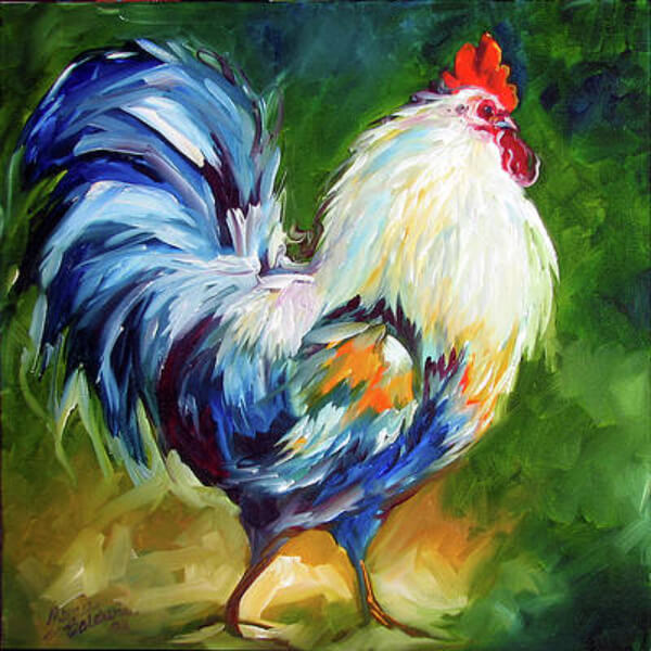 Chicken Oil Painting For Kids