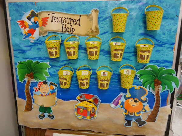 Colorful Classroom Job Board Decoration Ideas For Preschoolers