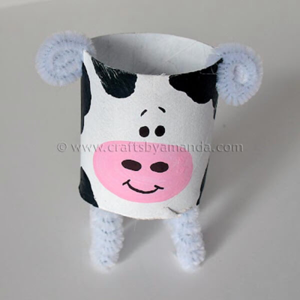Cow Crafts & Activities for Kids Cow Craft With Cardboard Tube