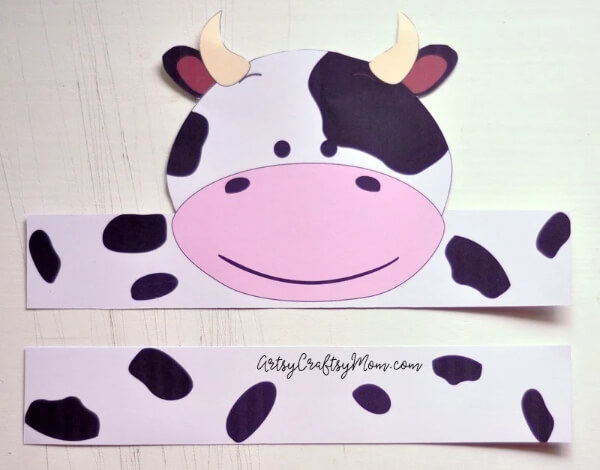 How To Make Cow Crown With Paper